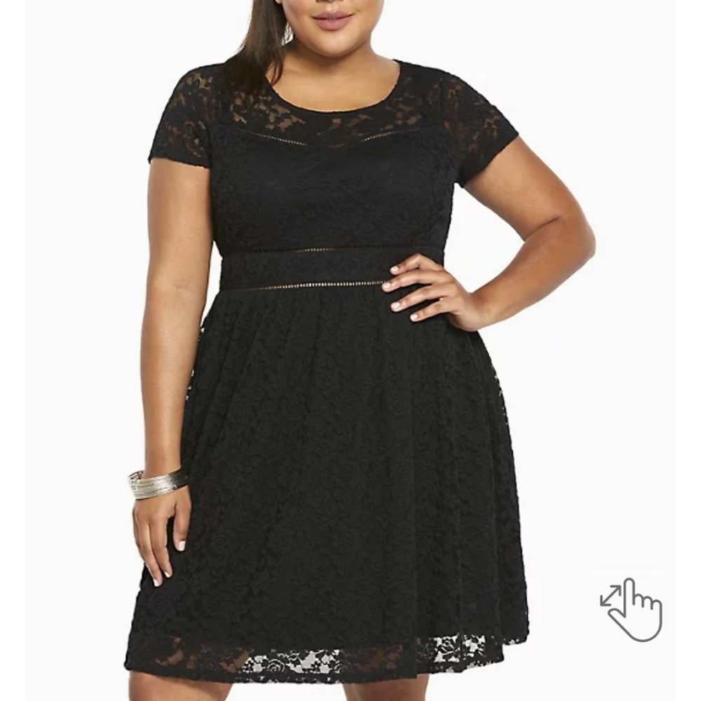 Torrid Lace Scoop Dress